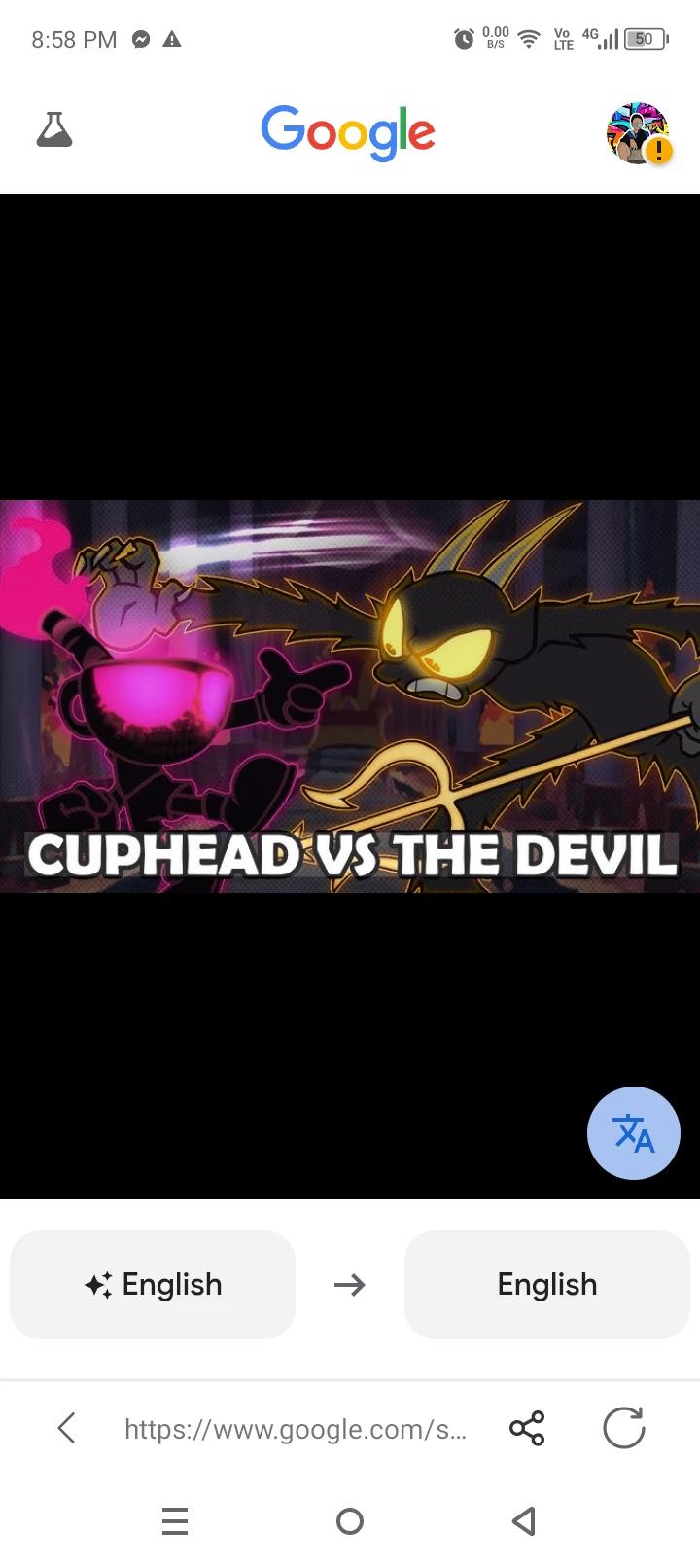 Nightmare Cuphead vs the devil thumbnail