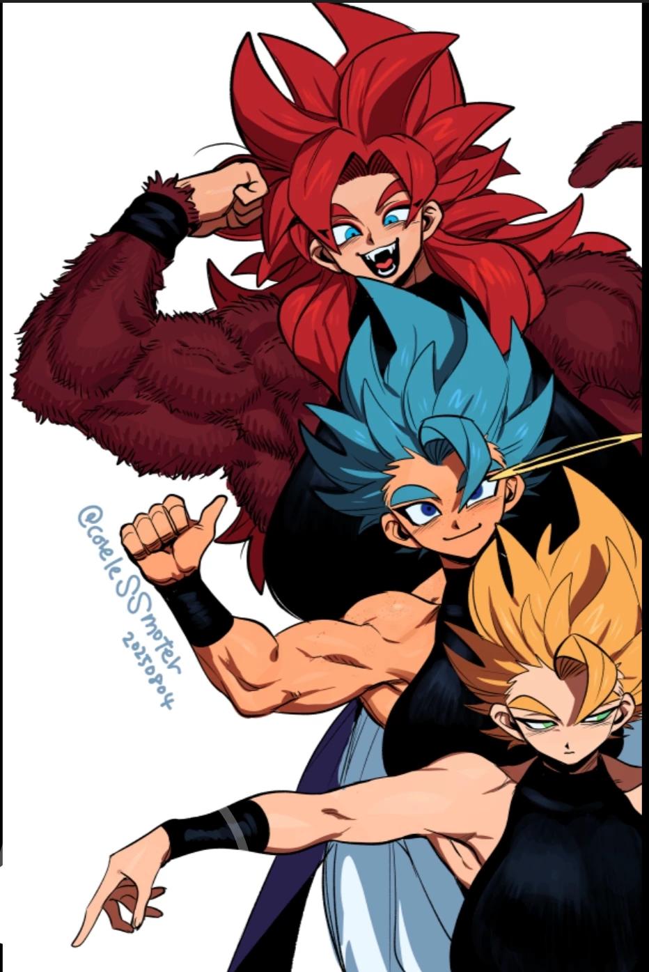 Three female Gogetas thumbnail
