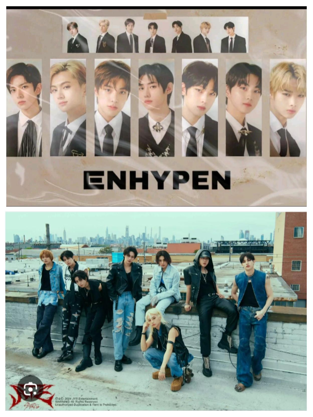 Stray kids + enhypen thumbnail
