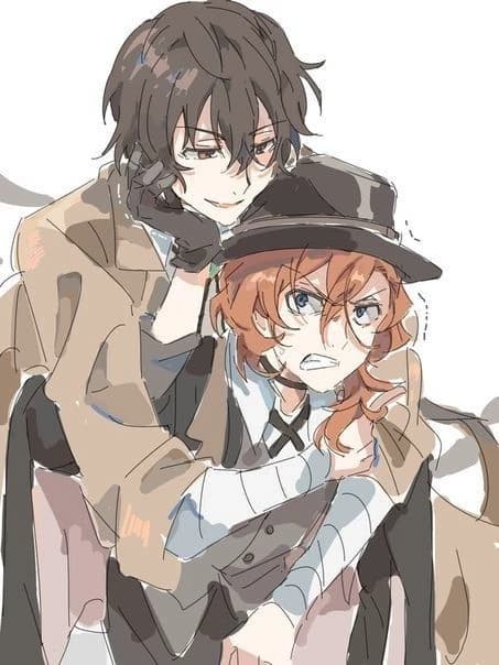 Soukoku | AU Escolar — Yokohama No colégio de Yokohama, Dazai Osamu e Chuuya thumbnail