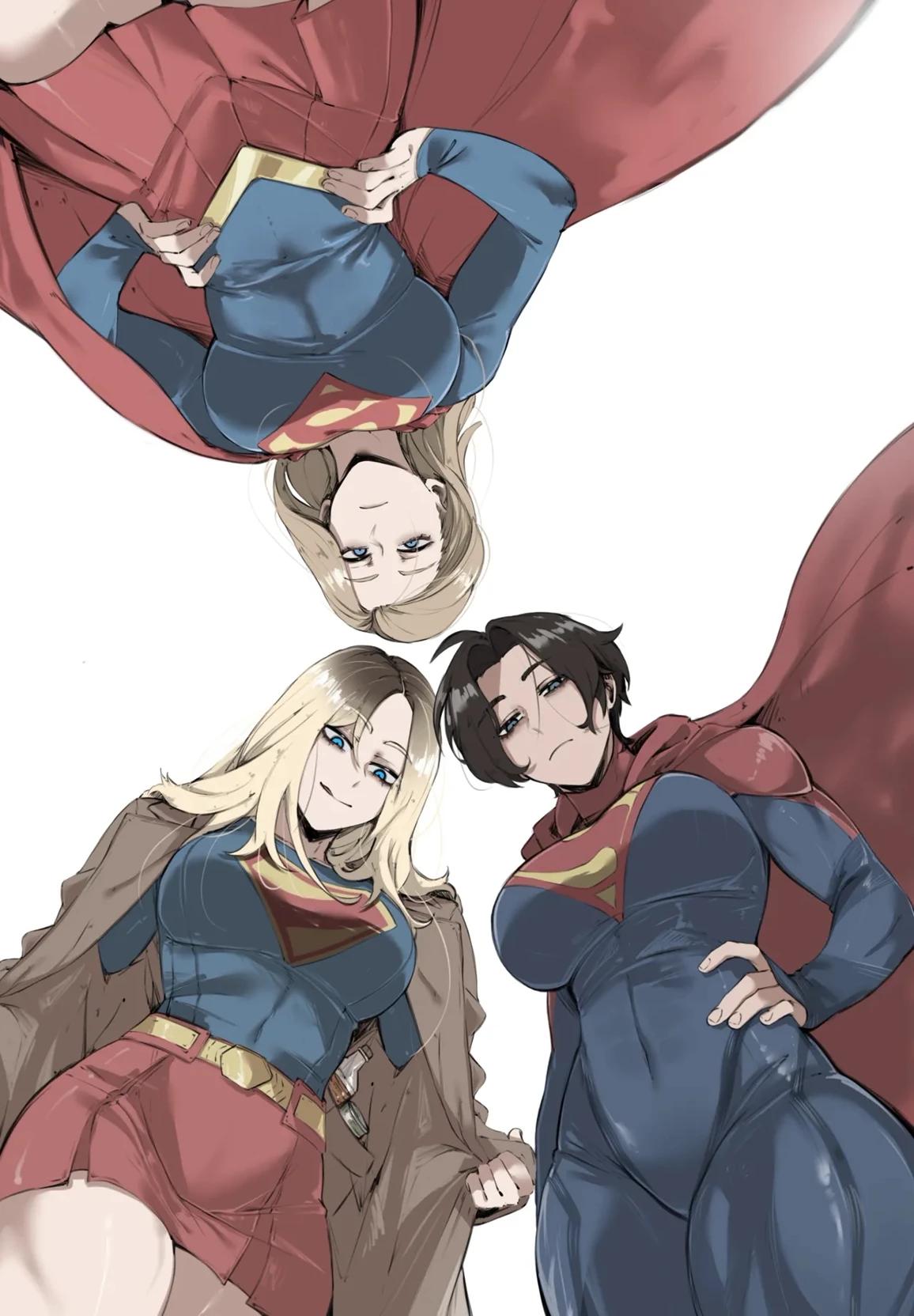 The three Supergirls thumbnail