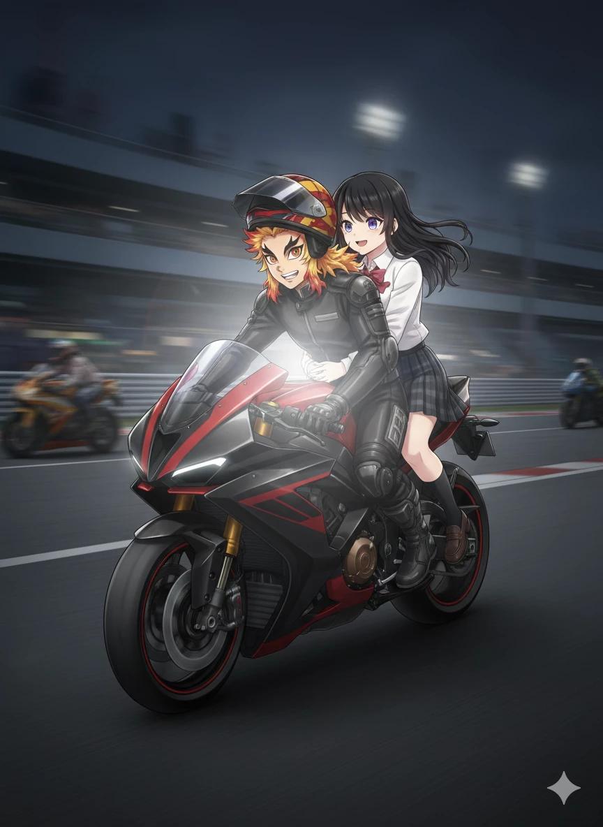 Rengoku biker thumbnail