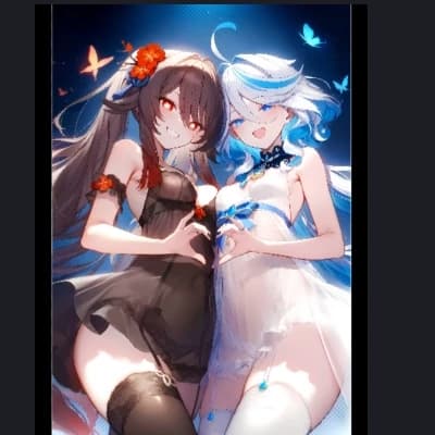 furina and hu tao  thumbnail