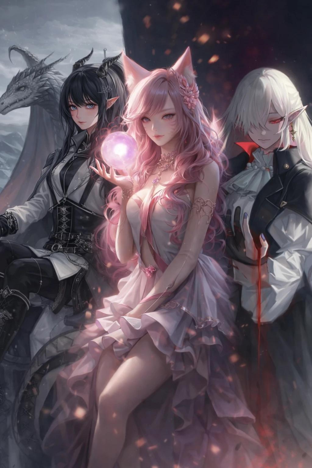 Yami,Homura y Komori thumbnail