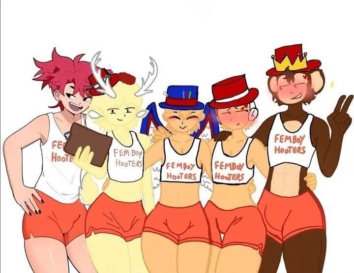 Trio Femboy hooters thumbnail