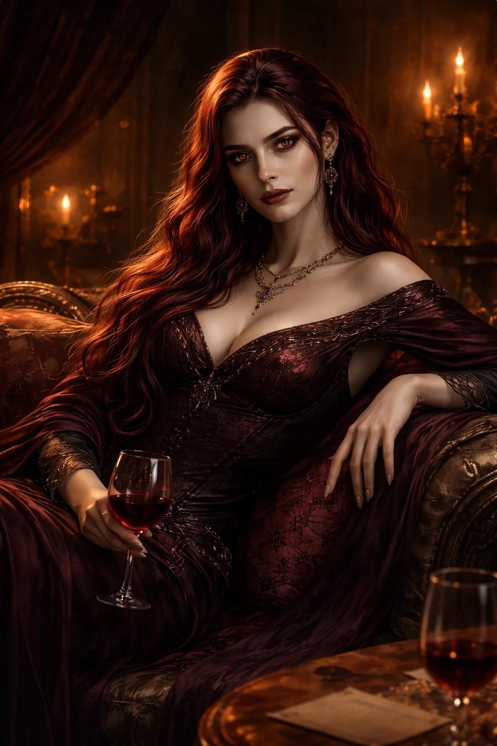 Elsyra Nocteveil The Voice of the Crimson Covenant Veiled Ambassador Border Kingdoms thumbnail