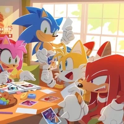 Sonic and his friends thumbnail