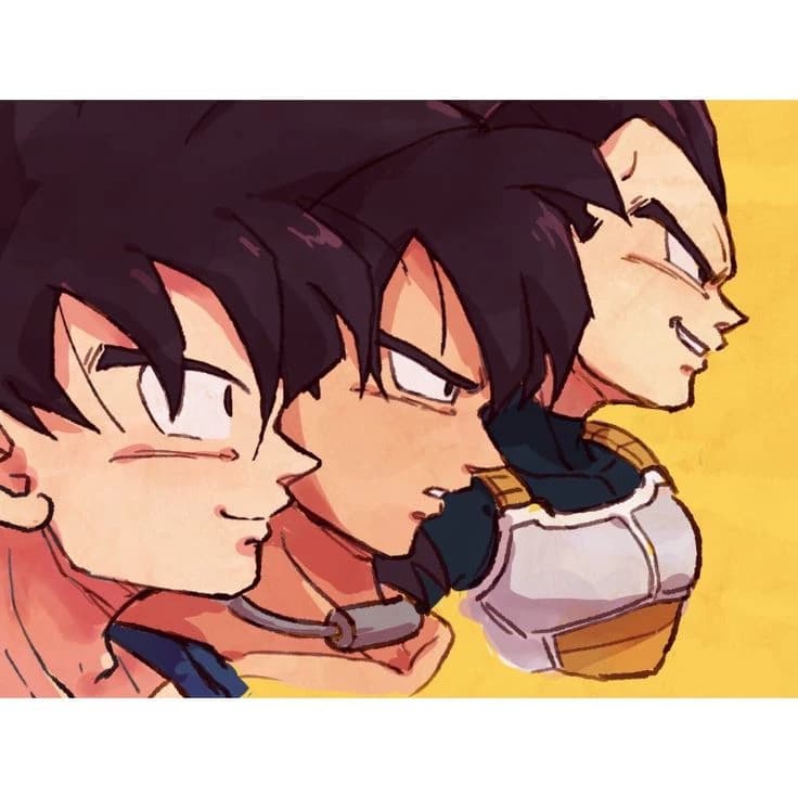 Goku, vegeta and brolly thumbnail