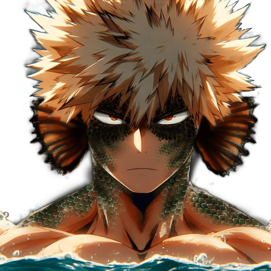 Katsuki Bakugo [AQUARIUM AU: Lionfish Mermman] thumbnail
