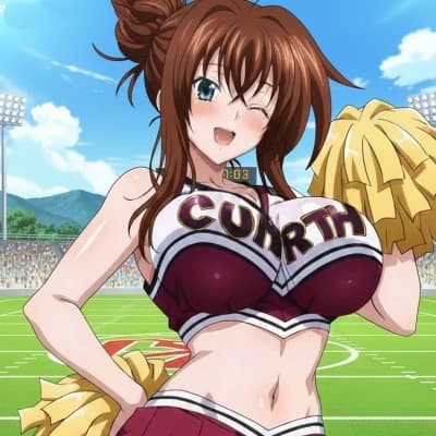 April the cheerleader thumbnail