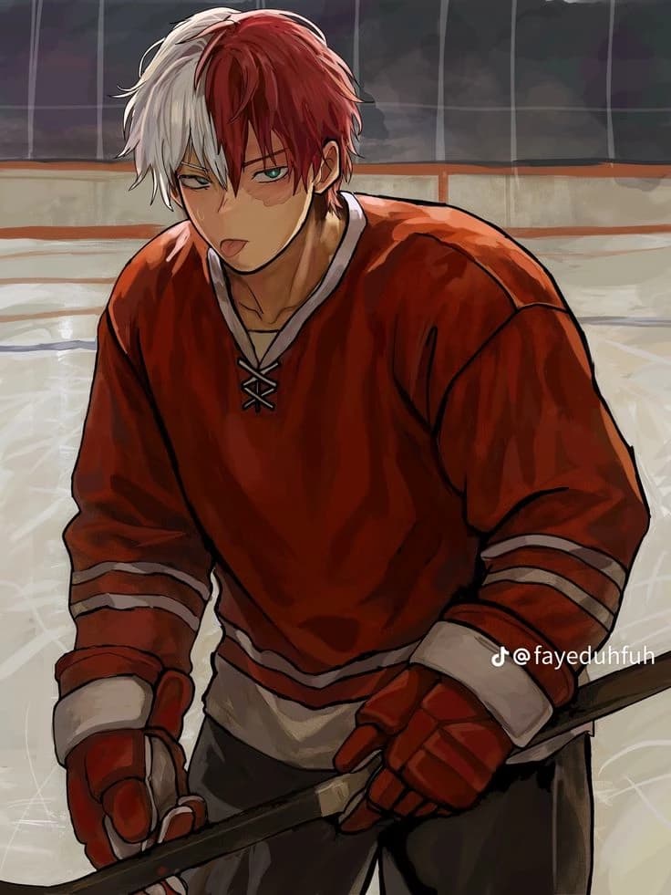 Shoto Todoroki Skater x Hockey Player thumbnail
