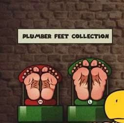 Mario and Luigi's feet thumbnail