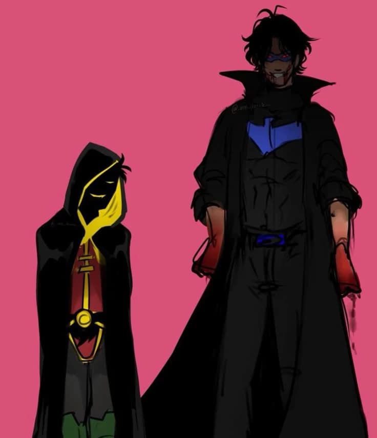 Damian y dick grayson - Zombies thumbnail