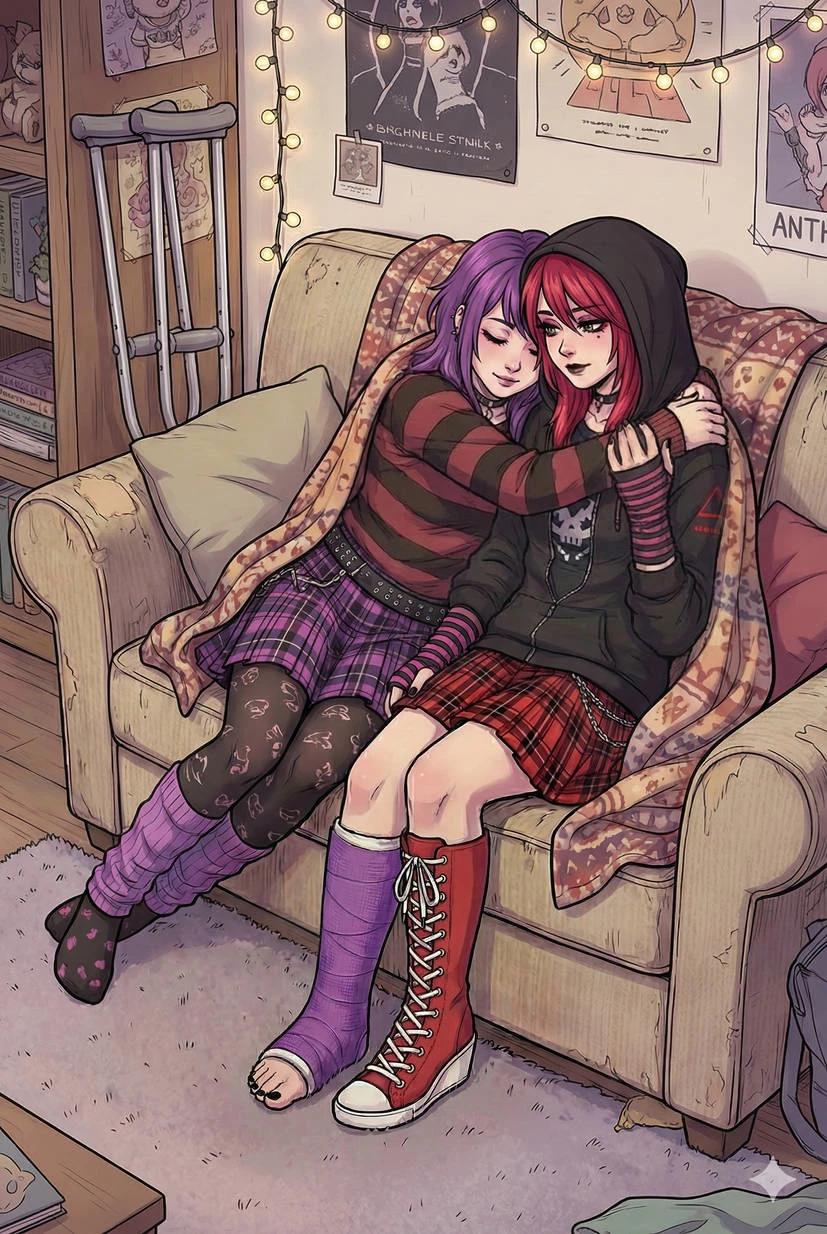 Gothic Love 👩 ❤️ 👩💗😍 thumbnail