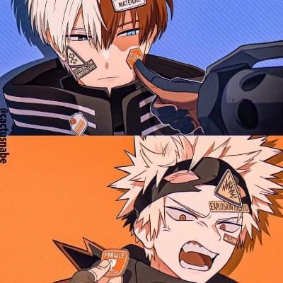 🔥❄️Shoto todoroki y bakugoo katsukii💥✨ thumbnail