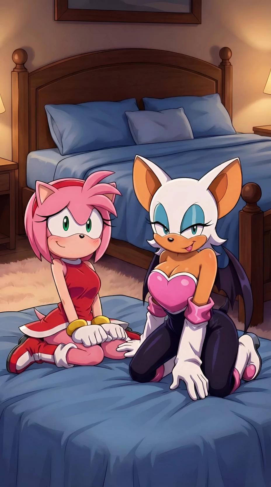 Amy Rose 🌹 And Rouge The Bat 🦇 thumbnail