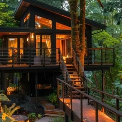 Chalet in the forest thumbnail