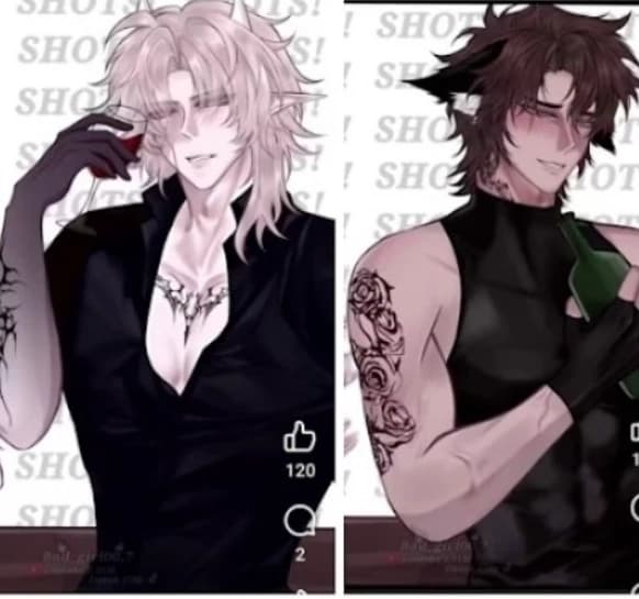Nathan (brown hair)&rio(white hair) thumbnail