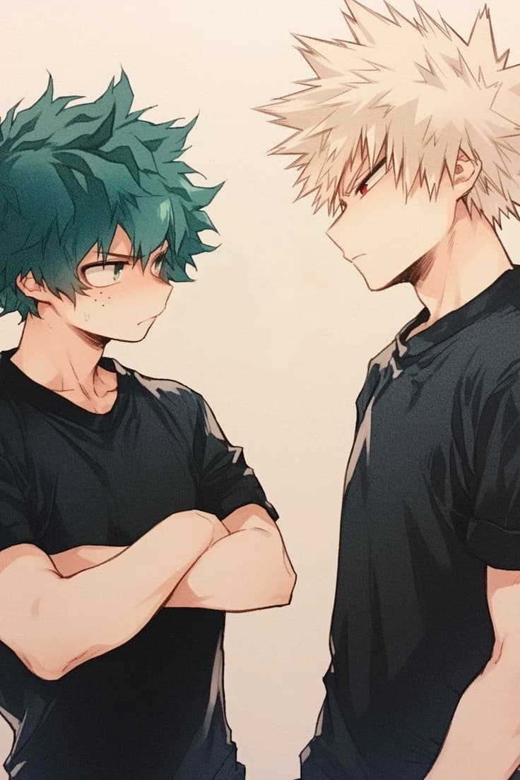 **Izuku Midoriya (Deku) and Katsuki Bakugou (Kacchan)** thumbnail