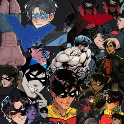 Robin, Nightwing, and Red Hood. thumbnail