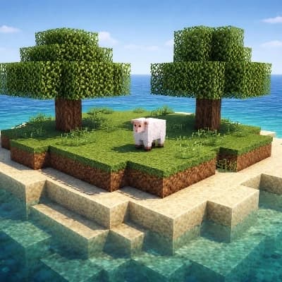 Minecraft island survival  thumbnail