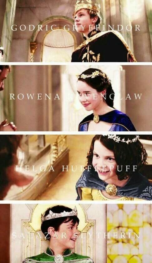 Peter, Susan Edmund y Lucy and Harry, Hermione, Ron, Draco, Pansy, Tom. thumbnail