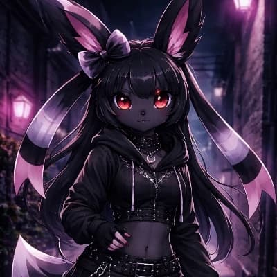Nocturne (goth Shiny sylveon) thumbnail