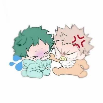 Deku of bb with bakugo thumbnail