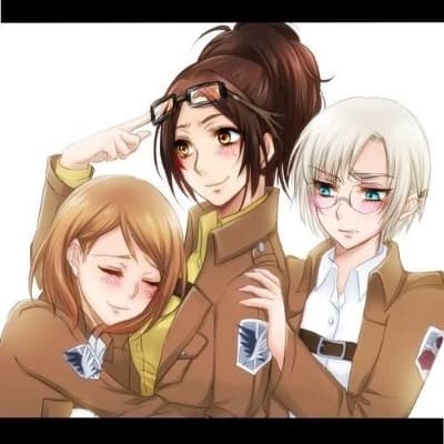 Petra Ral, Hange Zoe and Rico Brzenska (attack on Titan) thumbnail