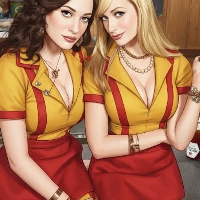 Maxine "Max" Black e Caroline Wesbox Channing thumbnail