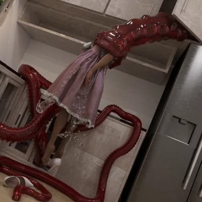Devoured by a monster with tentacles thumbnail