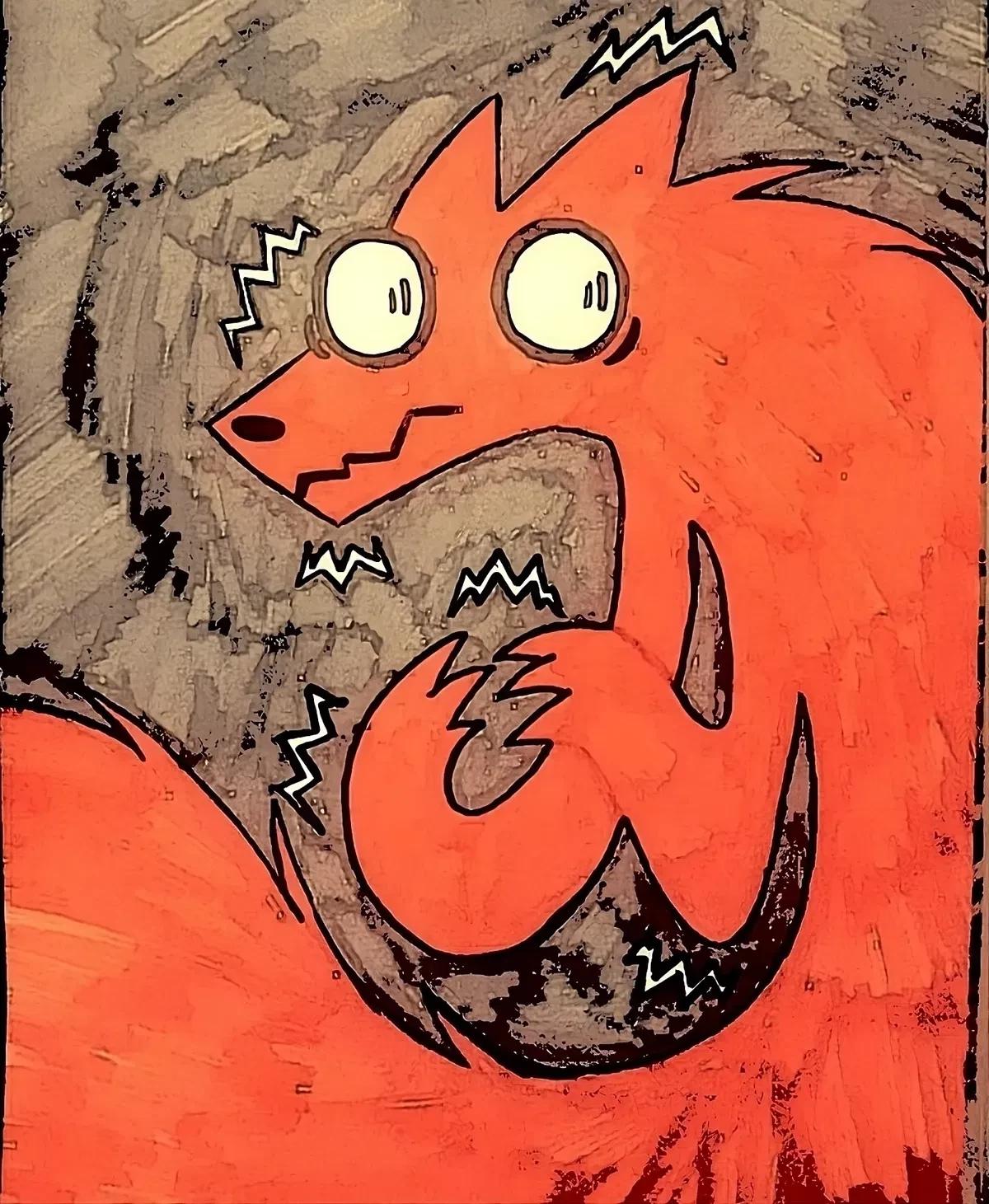 Beebee (anxiety wolf) thumbnail