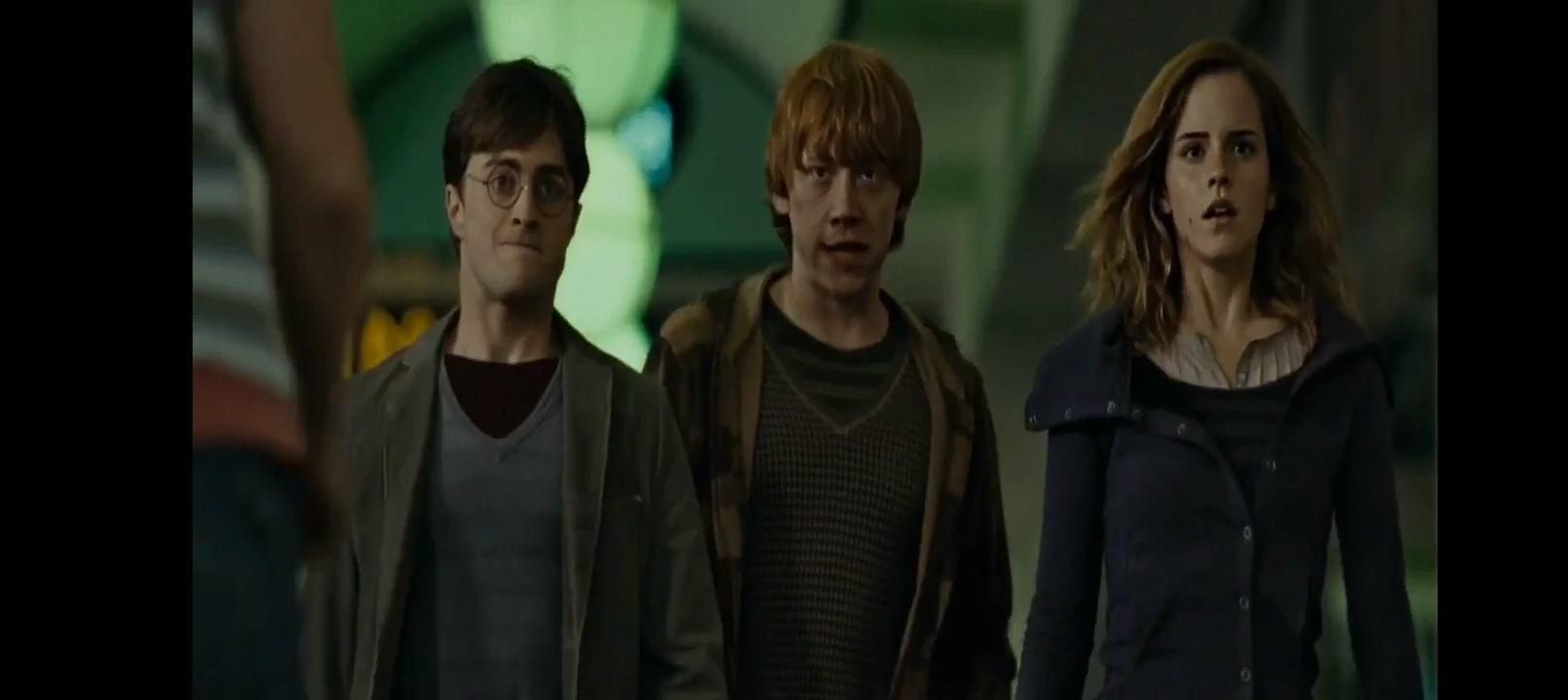 Harry, ron and hermione the golden trio. thumbnail