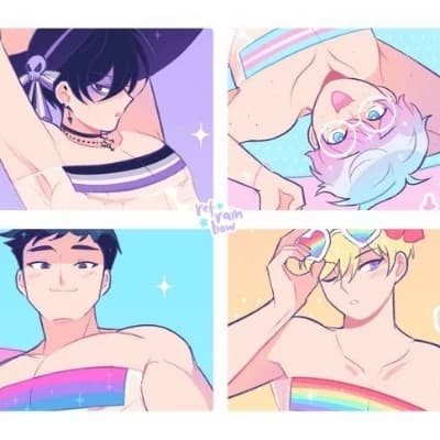 Boyfriends webtoon | BL thumbnail