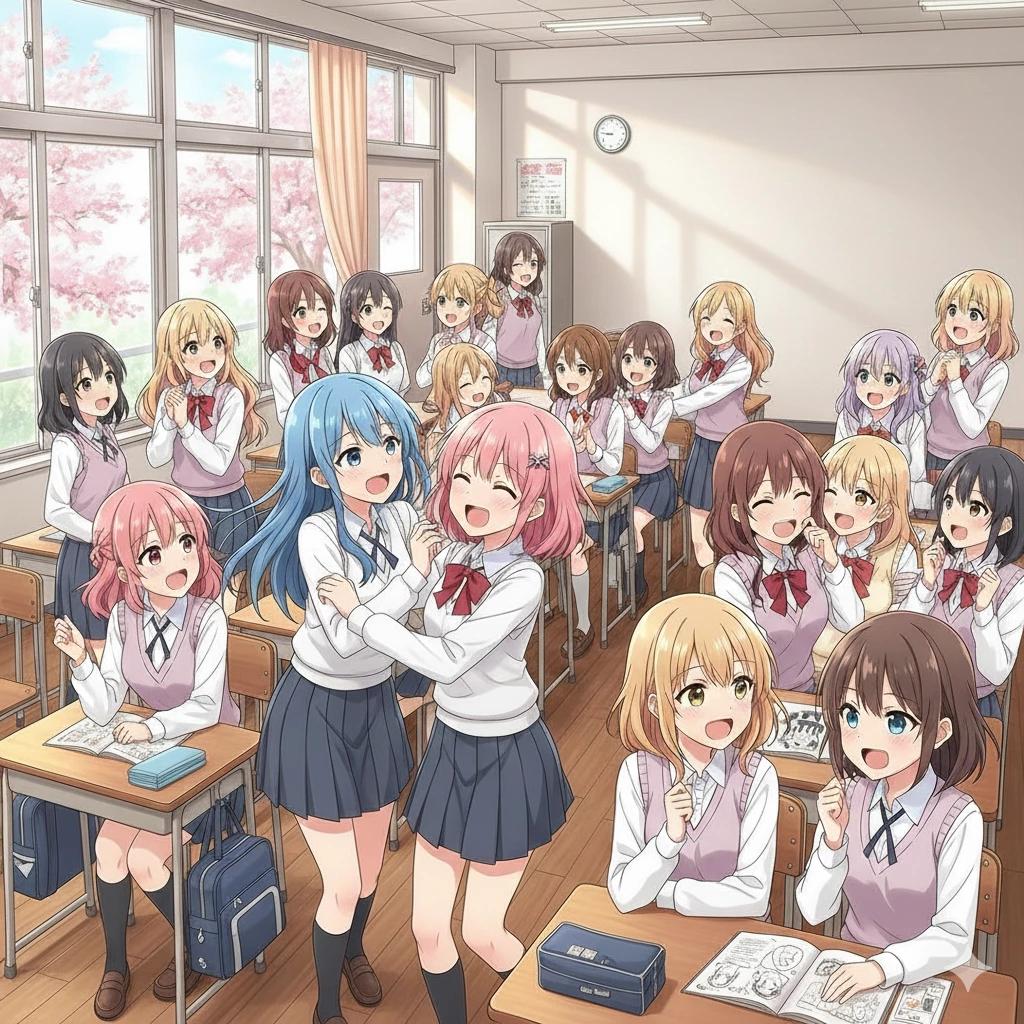 A male teacher in the girls' classroom thumbnail