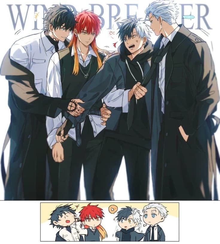 WINDBREAKERS (Sakura, Umemiya, Endo y China) x tu thumbnail