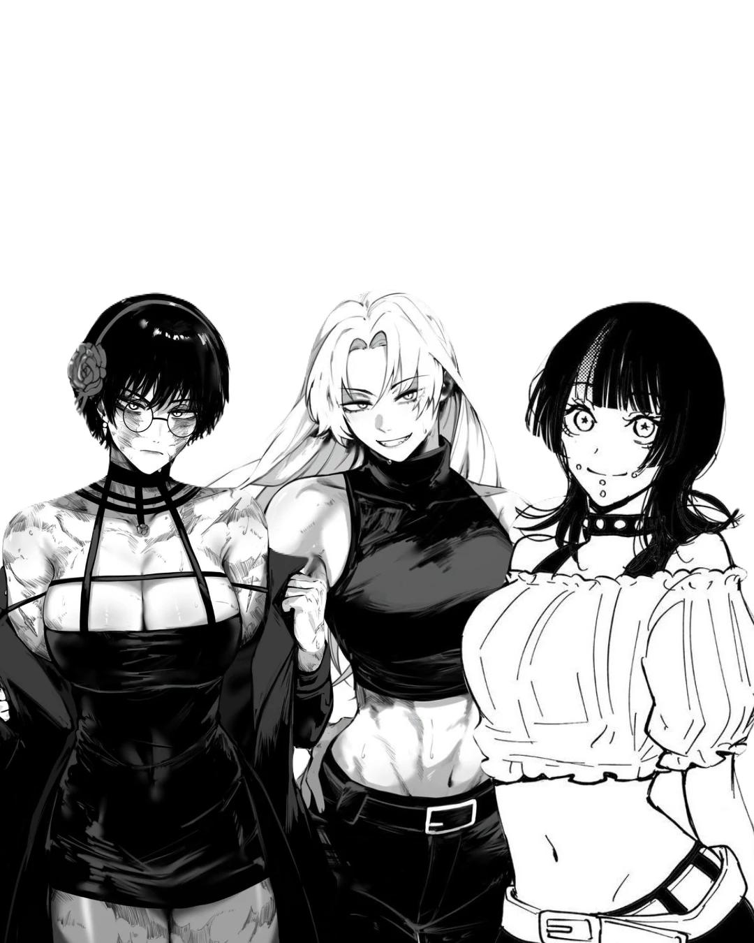 Maki Zenin, Yuki Tsukumo & Kirara Hoshi. (Also an RPG) thumbnail