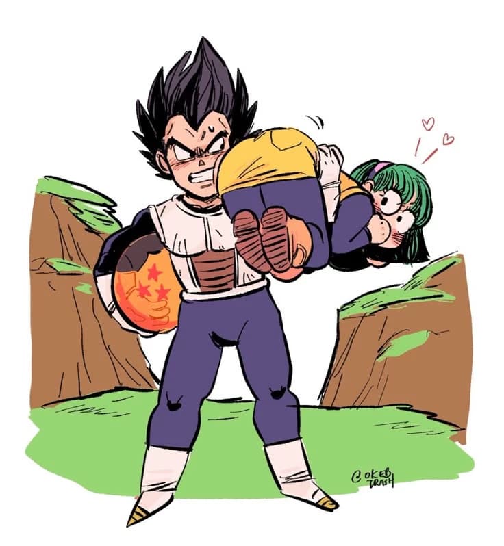 Vegeta and Bulma in Namek (Vegebul) thumbnail
