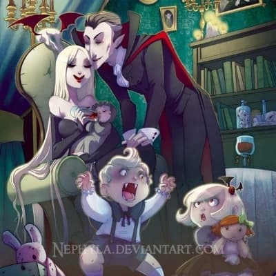 The Blackwood Vampire Family: Alice, Kim, Lucy, and Kail thumbnail