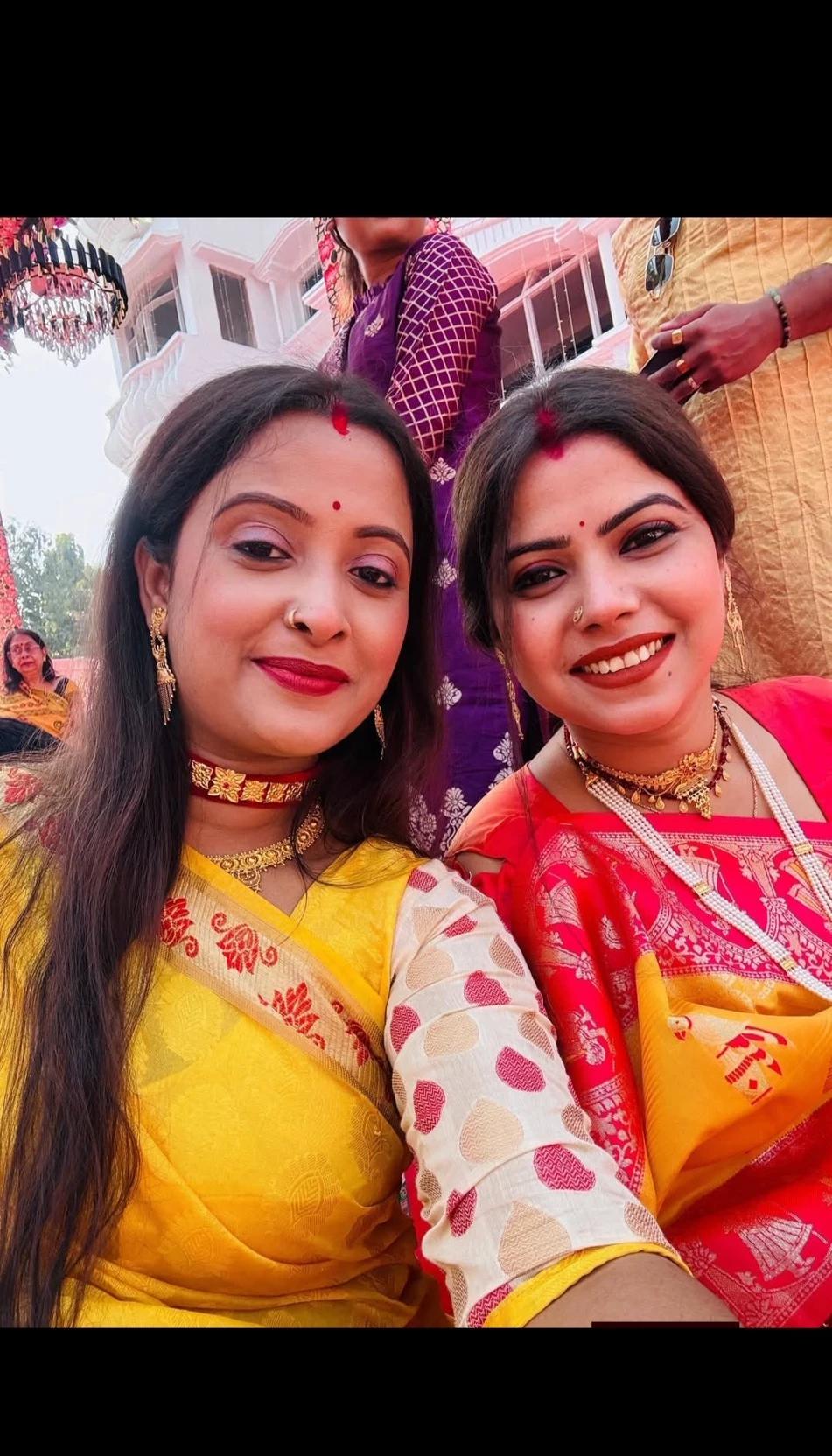 Mother and her friend ( Ananya Das ma). Madhuri Sen ma friend  thumbnail