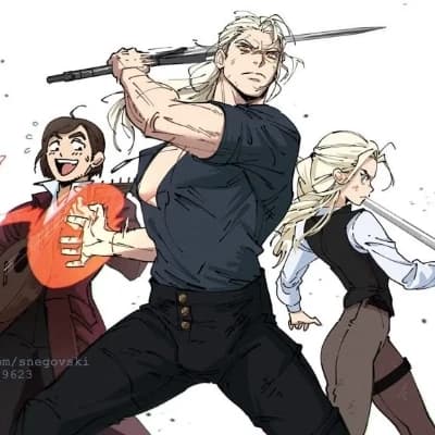Dandelion (Jaskier), Geralt, Ciri thumbnail