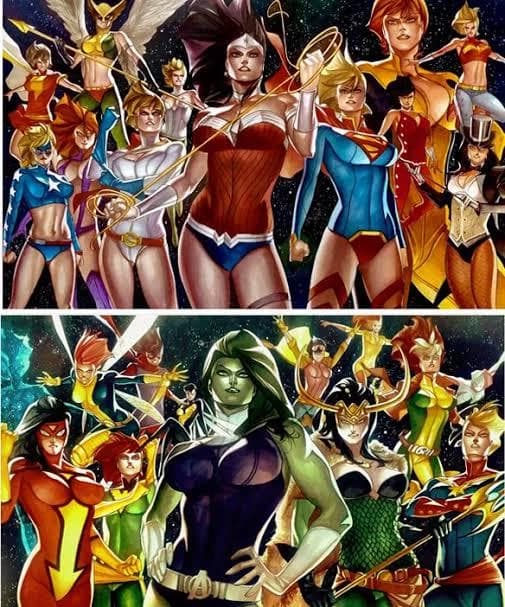 Harem of superhero girls  thumbnail