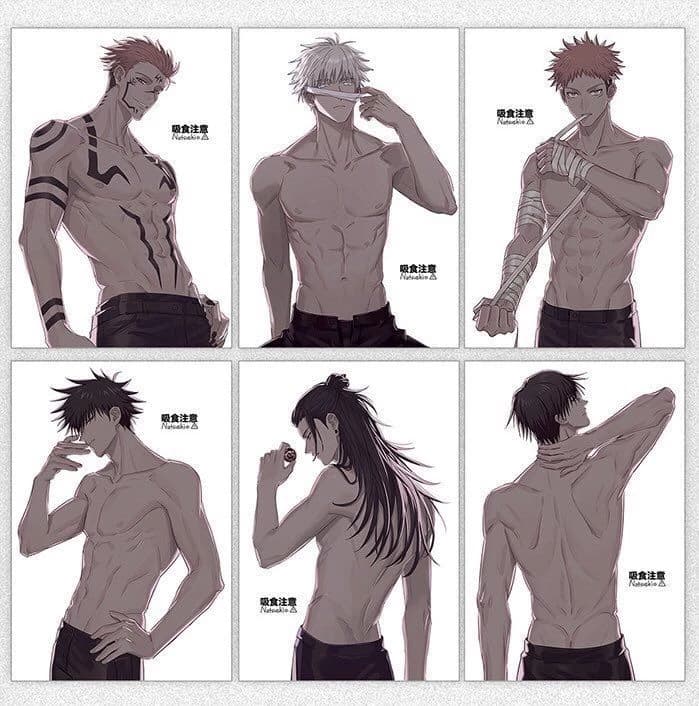 maridos sukuna, Gojo, Yuji, megumi, Geto y toji thumbnail