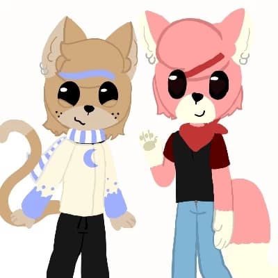 felix x gredy (oc's dandy's world) thumbnail