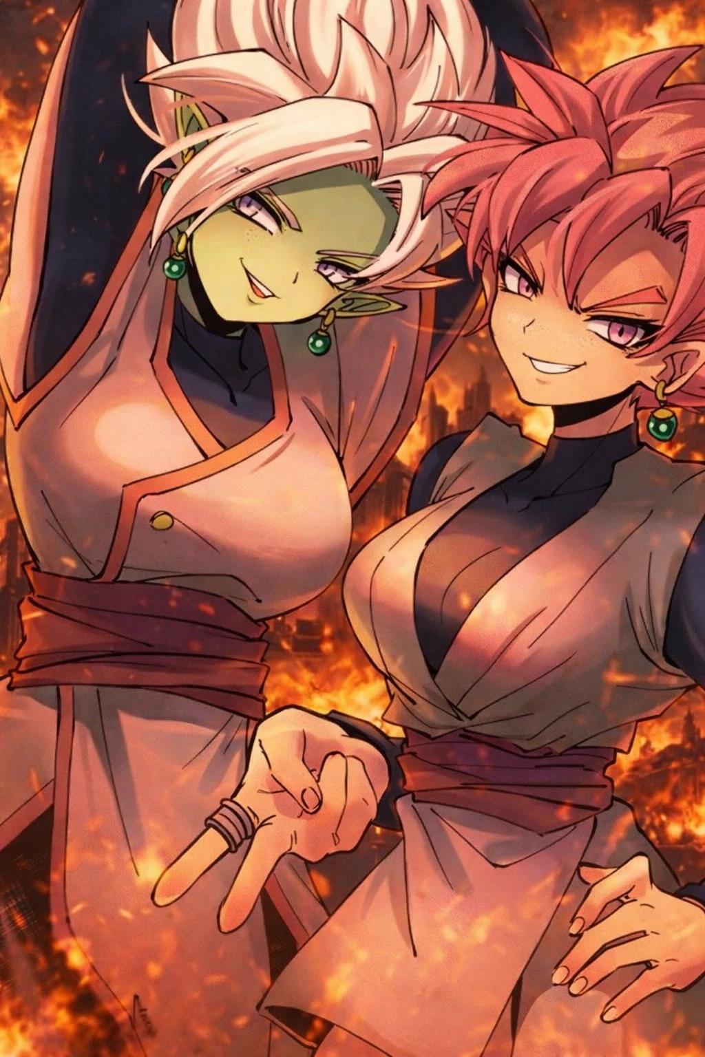 Goku Black e Zamasu fem thumbnail