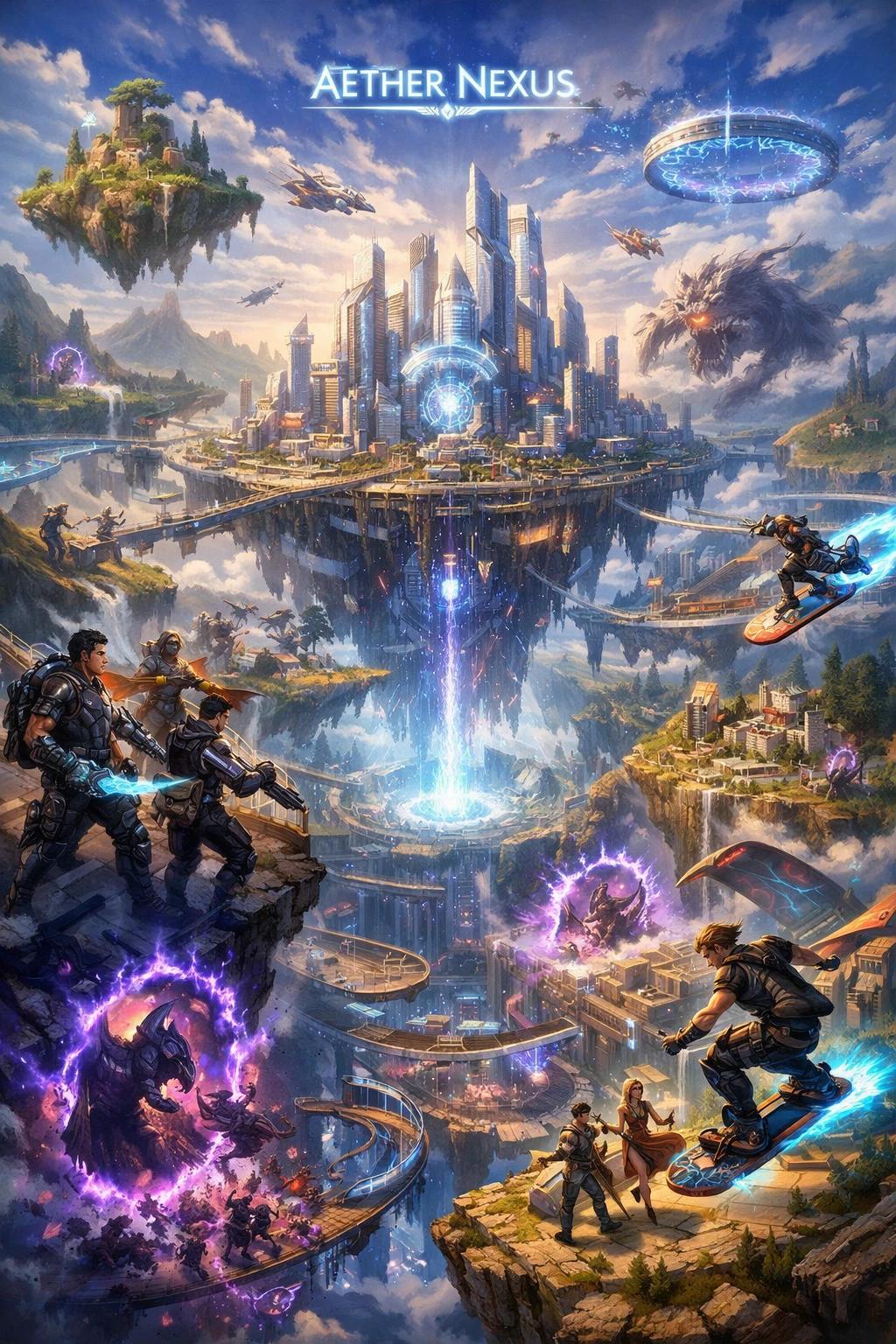 Merged Adventure World: "Aether Nexus" thumbnail