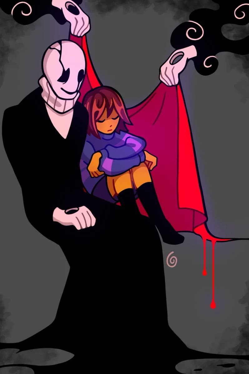 Ghaster and Frisk thumbnail