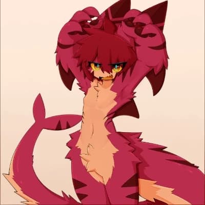 A red tiger furry thumbnail