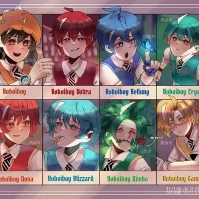 7 twin brothers (boboiboy elimen stage 3) thumbnail