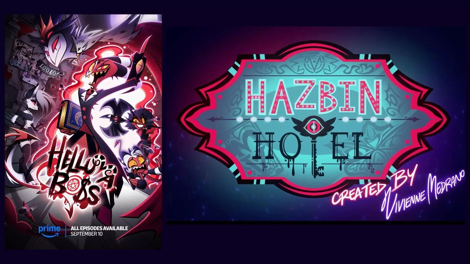 Hazbin hotel and hellova boss thumbnail